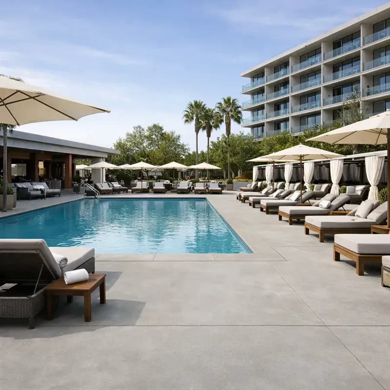 Swimming Pools matte light-grey finish
